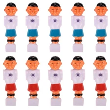 Game Room Guys Foosball Men  - 5 Blue and 5 Red - Package of 10 - 26-1484-00, 26