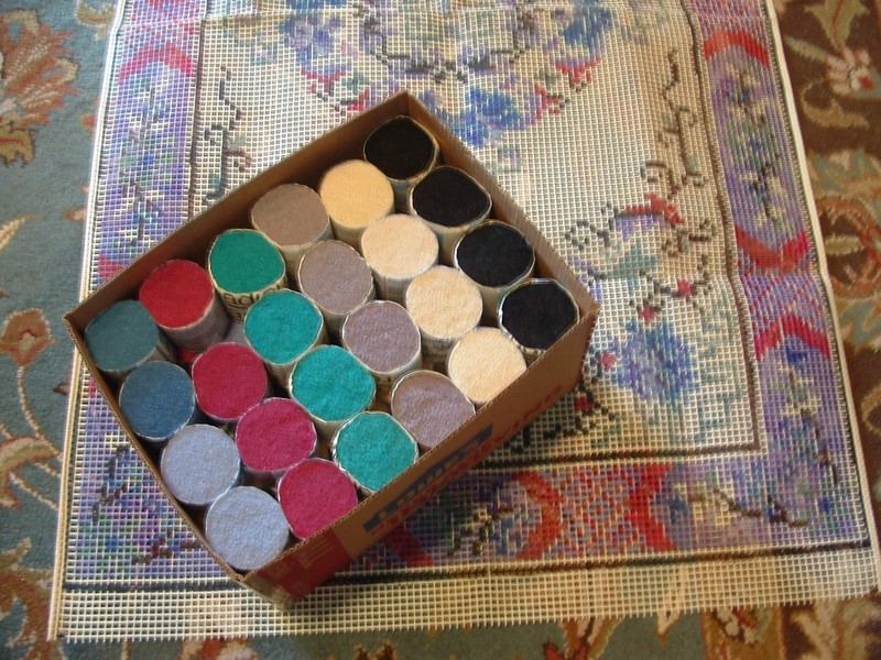 Shillcraft/Readicut  100%  6PLY WOOL Kit #150  Ming  36X60 With Recipe