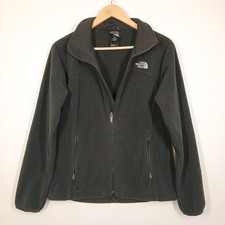 The North Face Fleece Jacket Women Medium Black Gorpcore Outdoor Zip Winter Cozy