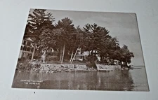 Old Camp Meeting Point, The Weirs N. H. RPPC Real Photo Postcard