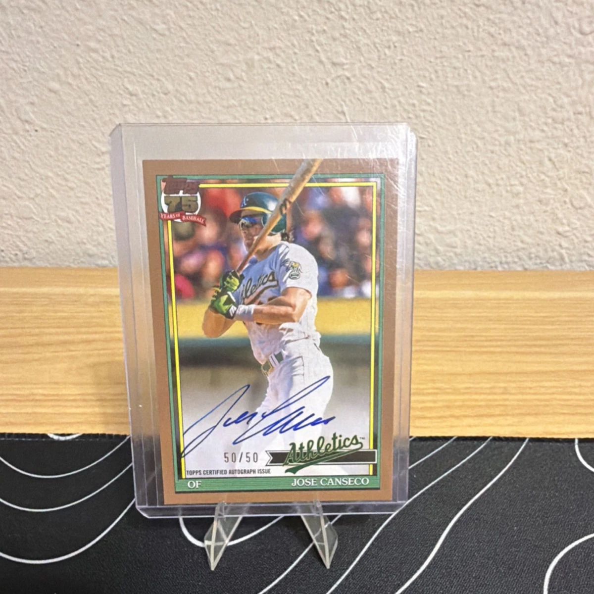 Topps Jose Canseco Baseball Serial Numbered Sports Trading Cards