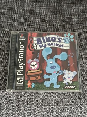 Blue s Clues Blues Big Musical (Sony PlayStation 1) CIB