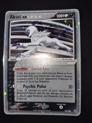 Carte Pokémon Absol ex 92/108 EX Ex Power Keepers - Photo 1/4
