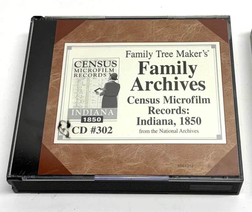 Vintage Lot of 2 Family Tree Maker's Census Microfilm Records: Indiana #302 #303 - Image 4 of 4