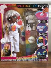 NIB RAINBOW HIGH Watercolor & Create Fashion DIY Doll Tie Dye Kit Green Eyes NEW