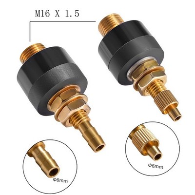 1PC TIG Welder Torch Gas Electric Quick Connector Welding Nozzles M16x1.5 MIG