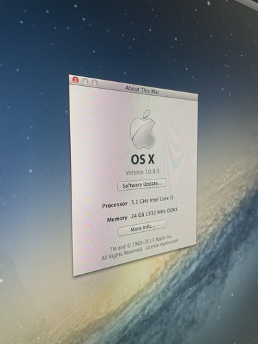  iMac 27-inch Mid 2011 | i5 3.1Ghz | 24GB Ram | 1T Storage | AMD Mountain Lion - Picture 14 of 18