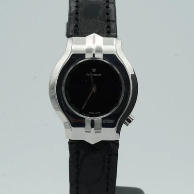 TAG HEUER ALTER EGO DAMEN UHR STAHL SCHWARZ QUARZ 28MM WP1311 MIT LEDER TH244 - Bild 1 von 4