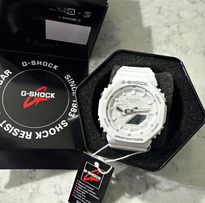 Casio G-SHOCK GA-2100 Analog-Digital Quartz White Resin Strap 200m
