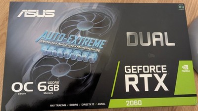 ASUS NVIDIA GeForce RTX 2060 OC 6GB Graphics Card DUAL-RTX2060-O6G-EVO