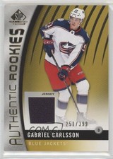 2017 SP Game Used Authentic Rookies Gold Jersey 251/399 Gabriel Carlsson #89 0nn
