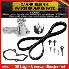 Zahnriemensatz + Wasserpumpe für FORD Focus Mk2 Mk3 Fiesta Mk5 Mk6 1.4 1.6 16V