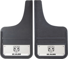 Ram Mud Flaps 12x23 Stainless Insert Black - 001835r01
