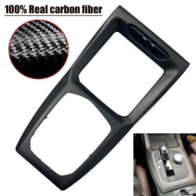 für BMW X3 G01 X4 G02 X3M F97 X4M LHD Matte Carbon Fiber Gear Shift Panel Cover