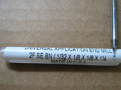 BEST CARBIDE 1//32/" 4 FLUTE UNIV APPLICATION BALL NOSE 30deg HELX END MILL /"NEW/"