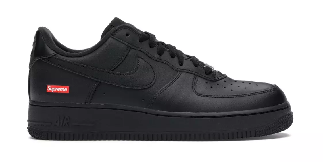 Baskets Nike Air Force 1 Low Supreme noires, CU9225 001
