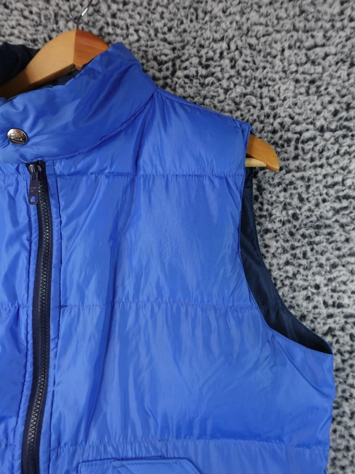 Винтажный мужской пуховик 70-х средний двусторонний синий Academy Broadway ретро - Изображение 3 из 4