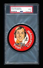 1973 MACS MILK HOCKEY YVAN COURNOYER PSA 9 MINT CANADIENS