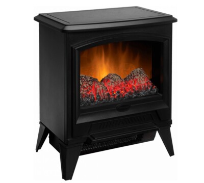 Black 2kW Optiflame Electric Free Standing Stove Dimplex Casper