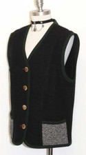 WOOL Jacket VEST Women EMBROIDERED German Hunting WINTER Dress Eu 42 12 M