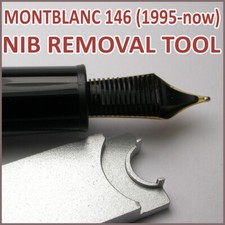 1995-ORA MONTBLANC MASTERPIECE 146 / 147 PENNINO STRUMENTO RIMOZIONE PENNA RIPARAZIONE CHIAVE CHIAVE