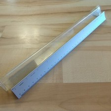 Alumicolor Metric Mechanical Engineer Aluminum Triangular Scale 30cm Code 3230