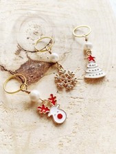 Christmas Stitch Markers For Knitting