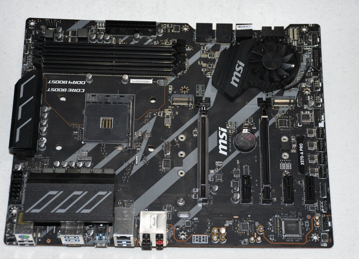 MSI X570-A PRO Motherboard (AMD AM4, DDR4, PCIe 4.0, SATA
