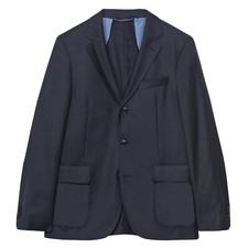 New Gant Diamond G Travel Hopsack Navy Blazer UK50 US40 Double Vent. Retail 595