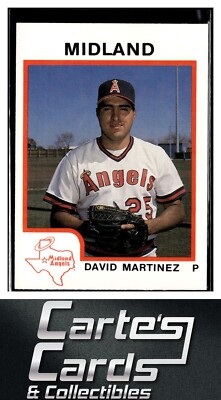 David Martinez 1987 ProCards #596 Midland Angels