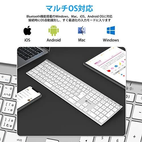iClever IC-BK23 Bluetooth Keyboard Japanese JIS Layout 3 Devices Simultaneously - Image 3 of 4