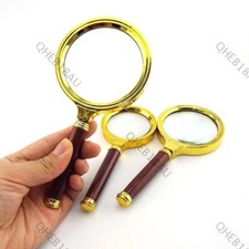 60/80mm Magnification Handheld Reading Magnifier Glass Low Vision Aid 25H