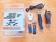 GENERAL WIRE SPRING HECS 5 PIECE CUTTER SET SUPER-VEE POWER-VEE MINI ROOTER NEW