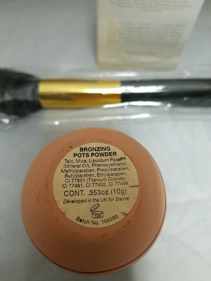 CALIFORNIA SUN GLOW TIME TO SPA Bronzing Powder .353oz /10g POT w/FREE BRUSH NOS - Image 4 of 4