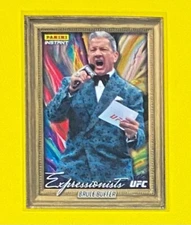 2022 Panini Instant UFC Bruce Buffer EXPRESSIONISTS 1/554 SP Announcer #E12 🔥