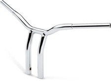 LA Choppers 1 1/4 Chrome Kage Fighter 12 T Ba...