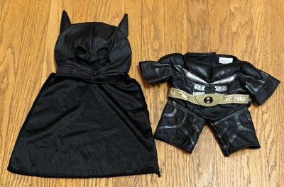 Build A Bear Workshop Batman The Dark Knight Trilogy 2pc Outfit Cape