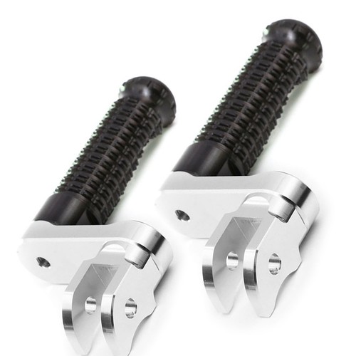 M-PRO Black 40mm Riser Front Foot Pegs For Kawasaki ER-6N 05 06 07 08 ...