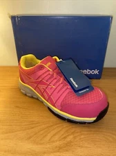 Womens Reebok Arion Fushia Composite Comp Toe Safety Sneaker Shoe Size 10W RB458