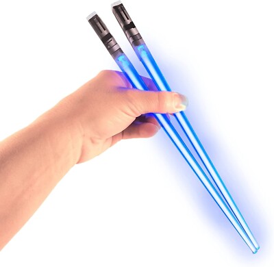 Lightsaber Chopsticks Light Up - LED Glowing Light Saber Star Wars Chop Sticks 