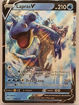 DIGITAL CARD Lapras V 49//202 Sword and Shield POKEMON TRADING CARD GAME ONLINE