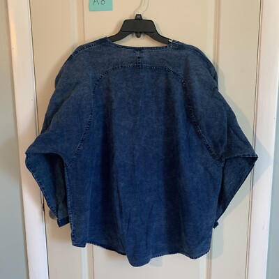 Club Z Blues Embroidered Blue Jean Jacket women's size 22-24 | eBay