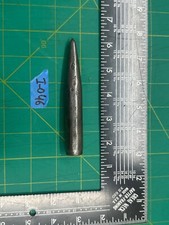 Vintage 4.5" Long Iron Round Nose Pin Punch Machining Tool, Made In USA