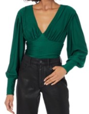 Steve Madden  Kali, Bodysuit Pine Green Color, Women's Size Medium, NEW.