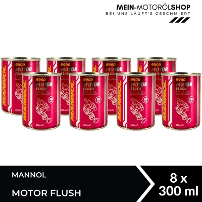 Mannol MN9900 Motor Flush Motorspülung Motorreiniger 8x300 ML