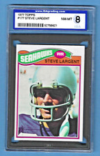 1977 Topps Steve Largent Seahawks #177 Rookie ISA 8 #52758621 HOF 1995