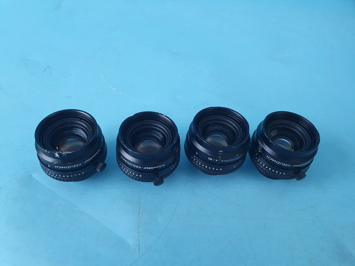 4pcs Schneider-Kreuznach Componon-S 4/80 Lens | eBay