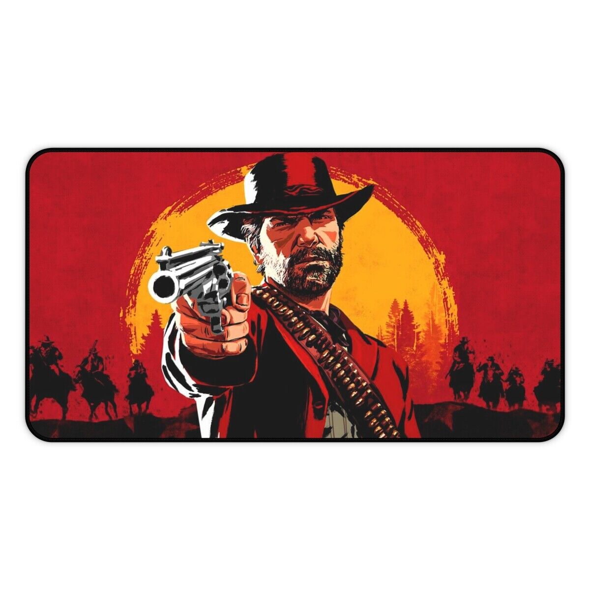 Mousepad Red Dead Redemption Arthur Morgan com apoio game