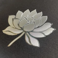 Blue Lotus Sticker Metal Sticker Car Sticker Rock Scratch Cover