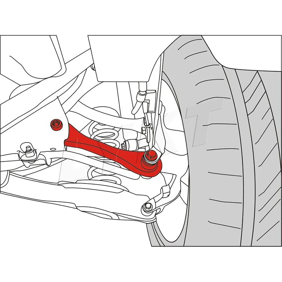 LYKT 2pcs Adjustable Arms Alignment Rear Toe Kit for Volvo XC60、S60、S80、V60 - Image 2 of 4